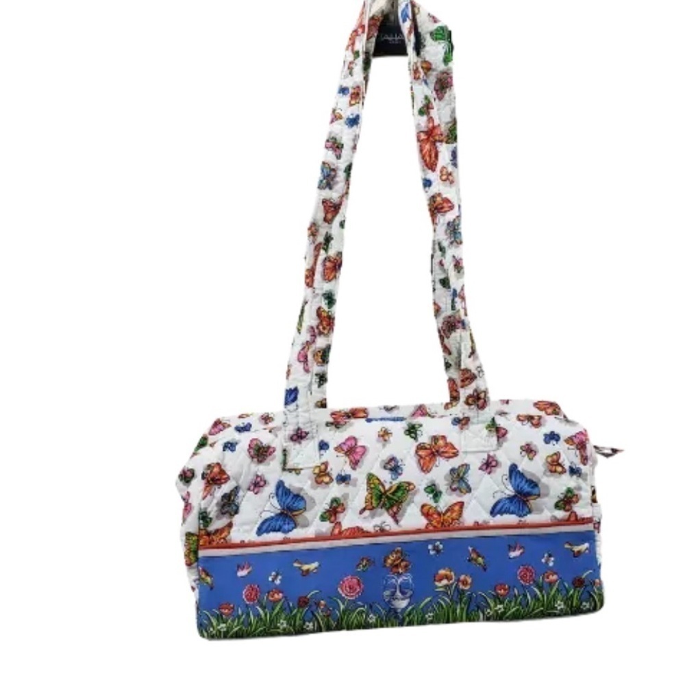 Floral Butterfly Print Women's Bag - Picture 5 of 9